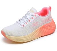 Skechers Damen Max Cushioning Elite 2.0 Speed Play Sneaker, Bianco e Rosa., 38 EU