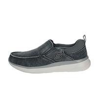 Skechers Delson 2.0 - Larwin, Scarpe da Infilare Uomo, Blu Blue Canvas Blu, 41 EU
