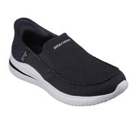 Skechers DELSON 3.0 CABRINO, Scivolare su Uomo, Black Knit, 50 EU