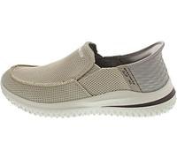 Skechers Delson 3.0 Cabrino Uomo Scarpe da Ginnastica, Taupe Knit, 41 EU