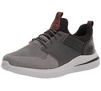 Skechers Sneaker Cicada Delson 3.0 Uomo, Grigio e Nero., 9.5 UK Wide