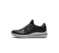 Skechers Delson 3.0 Ezra, Scarpe da ginnastica Uomo, Black Leather, 44 EU