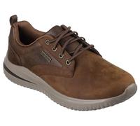 Skechers Delson 3.0 GlavineSneaker Uomo, Pelle Marrone Scuro., 42.5 EU