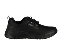 Skechers Scarpe da Ginnastica Uomo Delson 3.0 Glavine Pelle Nera 42 EU