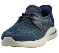 Skechers Delson 3.0-Roth 210606 Scarpe da infilare da Uomo, Lacci Elastici, a Basso Profilo, Nvy, 7.5 Wide