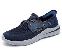 Skechers USA Men's Slip-in: Delson 3.0-Roth Mocassino, Nvy, 39.5 EU