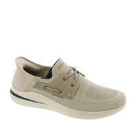 Skechers Delson 3.0-Roth 210606 - Scarpe da Uomo con Lacci Elastici, Profilo Basso, Talpa, 10 Wide