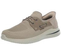 Skechers Delson 3.0-Roth 210606 - Scarpe da Uomo con Lacci Elastici, Profilo Basso, Talpa, 11.5 Wide