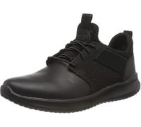 Skechers Delson Axton, Scarpe da Ginnastica Uomo, Nero Black Leather Bbk, 42 EU