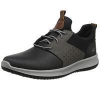 Skechers Uomo DELSON AXTON Sneaker Nero / Grigio | Skechers UK 9 EU 43