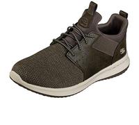 Skechers Delson - Camben, Scarpe Uomo, Green Olive, 39.5 EU