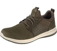Skechers Delson - Camben, Scarpe Uomo, Green Olive, 44 EU
