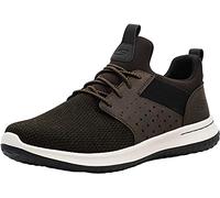 Skechers Delson-Camden - Sneaker da Uomo con vestibilità Classica, Cioccolato, 46 EU
