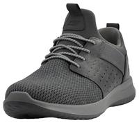 Skechers Delson-Camden - Sneaker da uomo con vestibilità classica, Grigio, 12 X-Wide