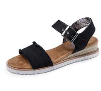 Skechers Desert Kiss Adobe Princess, Sandali Donna, Nero, 38.5 EU