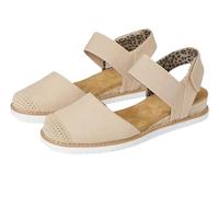 Skechers Desert Kiss-Sun Shining, Ballerine da donna, Naturale, 38.5 EU