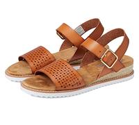 Skechers 114143, Desert Kiss Sunny Flair Donna, Luggage Duraleather, 36.5 EU