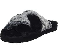 Skechers Diapositiva Accogliente, Scarpe da ginnastica Donna, Nero, 38 EU
