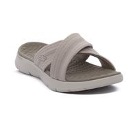 Skechers Sandali da Donna Go Walk Flex Impressed Flat, Marrone, Taglia 40
