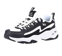 Skechers D'lites 4.0, Scarpe da ginnastica Donna, Black Wht, 38.5 EU