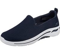 Skechers D'Lites Biggest Fan - Sneaker alla Moda da Donna, Blu Navy Bianco, 37 EU