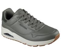 Skechers D'Lites Biggest Fan - Sneaker alla Moda da Donna, Olive Duraleather Camoscio Oliva, 41 EU