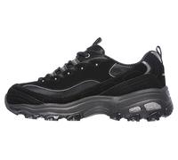 Skechers D'lites Biggest Fan, Sneaker Donna, Black Trubuck Mesh Trim, 38.5 EU