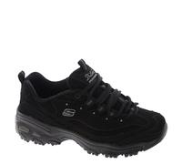 Skechers D'Lites Biggest Fan, Sneaker Donna, Black Trubuck Trim, 37.5 EU Larga