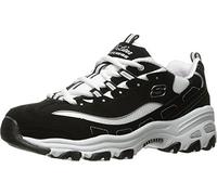 Skechers D'lites Biggest Fan, Sneaker Donna, Black White, 40 EU