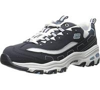 SKECHERS Sneaker bassa 'Biggest Fan' navy / blu chiaro / bianco, Taglia 37