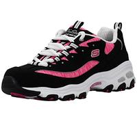 Skechers Sneaker D'lites Biggest Fan Donna pianta larga Nero 37 EU