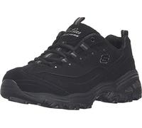 Skechers, D'Lites Biggest Fan Wide, Sneaker, Donna, Nero (Black 11949), 36 EU