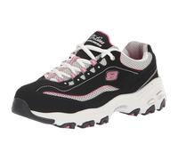Skechers D'Lites Life Saver Scarpe da Ginnastica Basse Donna, Nero (bkwp), 35 EU