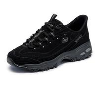 Skechers D'Lites Remix Hands Free Slip-in Sneaker Donna, Nero/nero, 6 Wide