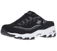 Skechers D'Lites Resilient, Sneaker Donna, Nero Bianco, 40.5 EU