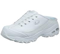 Skechers D'Lites, Scarpe da Ginnastica Donna, Bianco Argento, 39 EU