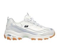 Skechers D'Lites Scarpe Donna, Bianco/Grigio, 38 EU