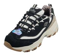 Skechers D'LITES-WILD CHARM Fashion Trainers Donna Nere - 37 EU