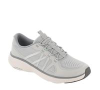 Skechers D'Lux Comfort 2.0 Victory, Scarpe da Ginnastica Donna, Gray Mesh/Mint Trim, 36 EU