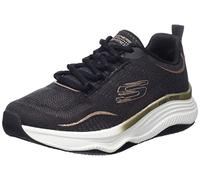 Skechers D'lux Fitness, Scarpe da ginnastica Donna, Nero, 38 EU