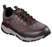 Skechers D'Lux Journey Defender Stitch, Scarpe da Escursionismo Uomo, Brown Synthetic/Textile/Trim, 45 EU