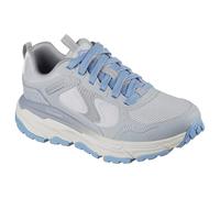 Skechers D'Lux Journey Franconia, Scarpe da Ginnastica Donna, Blue Leather/Textile/Synthetic, 38.5 EU