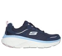 Skechers D'lux Walker 2.0-Bambola Daisy, Donna, Maglia in Pelle Blu Navy con Finiture Rosa, 40 EU