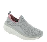 Skechers D'lux Walker 2.0 - Bold StateD'LUX Walker 2.0 Bold State, Bordo Rosa Lavorato a Maglia Grigia, 39.5 EU