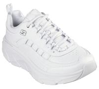 Skechers D'lux Walker 2.0 Golden Step, Scarpe da Ginnastica Donna, Bianco, 36 EU