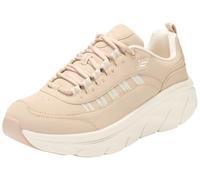 Skechers Sneaker bassa D'LUX WALKER 2.0 Pelle taupe con finiture dorate Donna 38 EU
