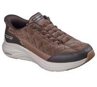 Skechers D'Lux Walker 2.0 Reeler, Scarpe da Ginnastica Uomo, Black Mesh/Black Trim, 42 EU Larga