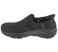 Skechers D'lux Walker 2.0 Reeler Sneaker Uomo, Nero Mesh Nero Trim, 12 UK Wide