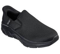 Skechers D'lux Walker 2.0 Rezinate - Sneaker da Uomo Extra Larga, Nero, 8.5 UK X-Wide