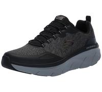 Skechers D'lux Walker 2.0 Steadyway, Scarpe da Ginnastica Uomo, Nero Grigio Scuro, 47.5 EU
